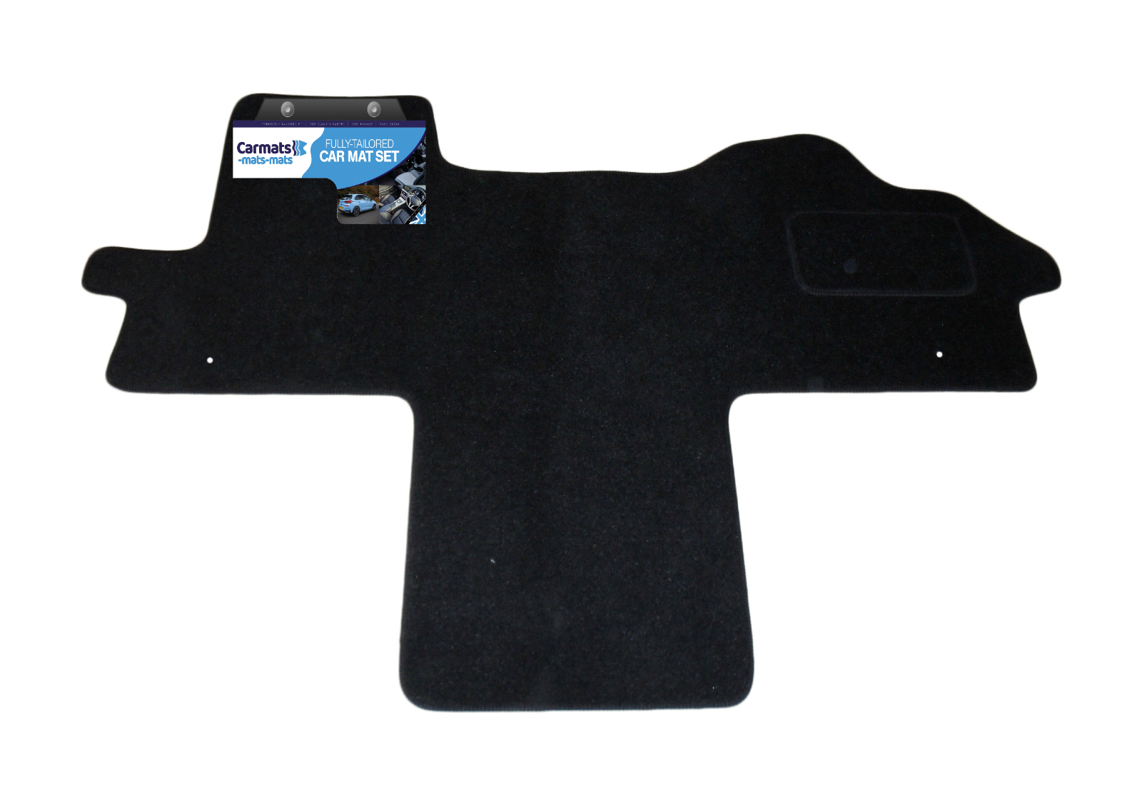 Van Mat for Fiat Ducato Walkthrough 2007-2014 Tailored Fit Van Floor Mat Black