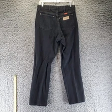 Wrangler Jeans Mens 38x34 Black Bootcut Leg 14MWZWK USA 100% Cotton