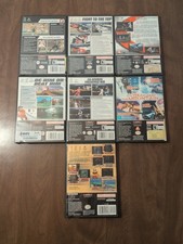 Nintendo GameCube 7 Game Lot - NASCAR, FIFA, Golf, Baseball, NBA, SSX3, Namco