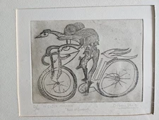 "IN CYCLE MELODIA" LIMITED EDITION ETCHING PRINT BY BRUNO PASQUIER-DESVIGNES '91