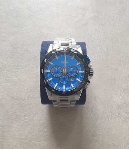 Festina Uhr Chrono Bike F20352 2 Edelstahl Blau Chronograph Special Edition TOP! - Bild 4 von 15