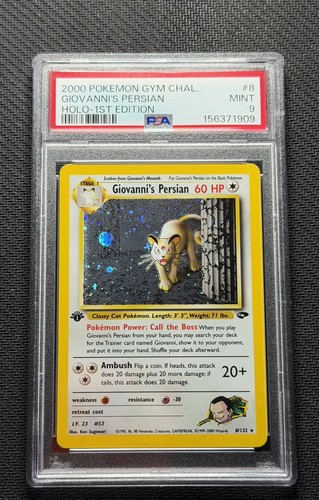 Giovanni's Persian (1st Edition) graded PSA 9 for sale on eBay