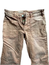 Pilcro Wanderer Flare Jeans Anthropologie Petites Womens 27x30 Distressed