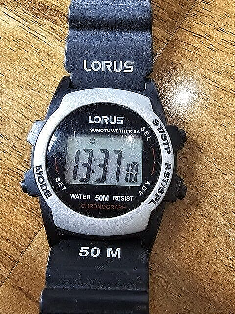 Lorus Digital Watch Lorus Chronograph 50m Instructions Lorus