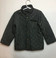 Baby Gap Boy s Quilted Jacket Size 4 Olive Green Color