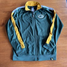      NFL APPAREL GREEN BAY PACKERS Youth Full Zip  Medium 10/12 Jacket Green/Gold
