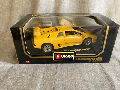 Bburago Lamborghini Diablo (1990) gelb Modell 1:18 - cod.3041 - Neu OVP ! Burago