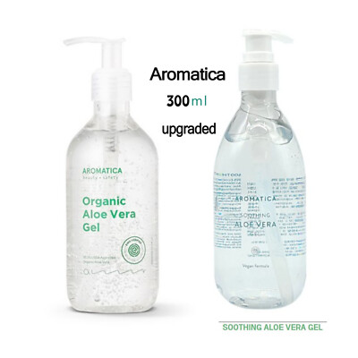 Aromatica 95% Organic Aloe Vera Gel 300ml Vegan Formula Soothing Gel  K-Beauty | eBay