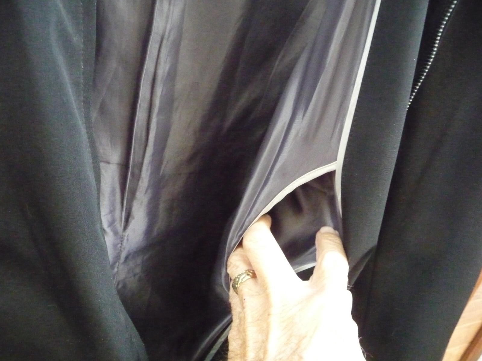 ANNE KLEIN Medium Black  Jacket Softshell Mid Len… - image 8