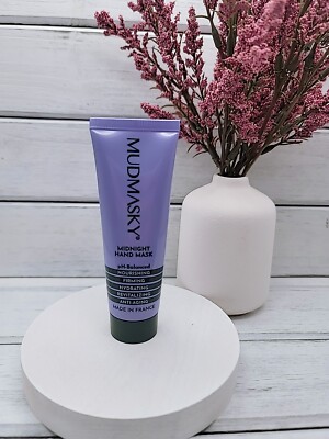 NWOB Mudmasky Midnight Hand Mask - Full Size 40 ml