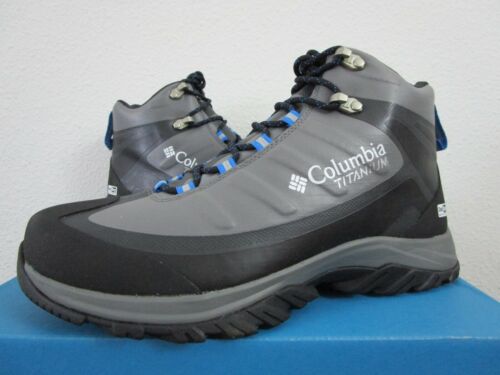 NIB Mens Columbia Terrebonne II Mid Titanium Outdry Boots Waterproof Hiking  - Afbeelding 1 van 6