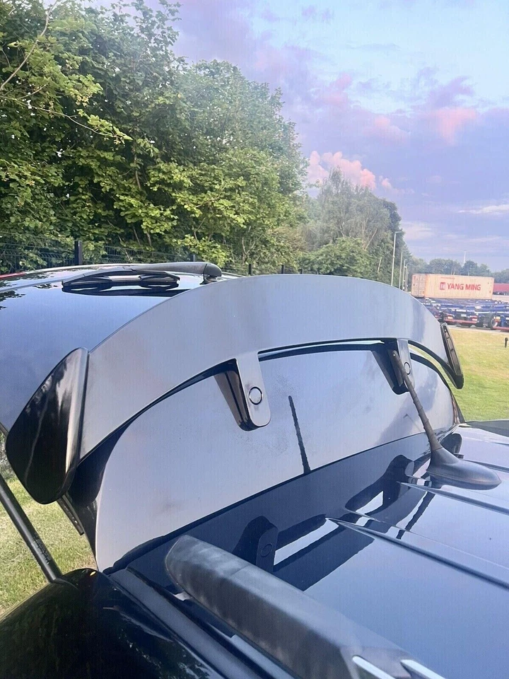 Universal Rear Roof Spoiler Wing Gloss Black Fit For Volvo V90 CC 2017-2023 Foto 4 de 4