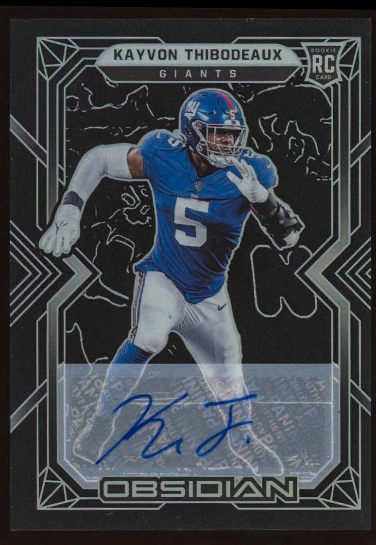 2022 Panini Obsidian Kayvon Thibodeaux Auto #126/199 Rookie #152 RC Autograph