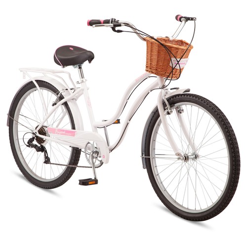 Schwinn Baywood 7 Deluxe Cruiser Bike 7 Speed, White - Picture 2 of 7