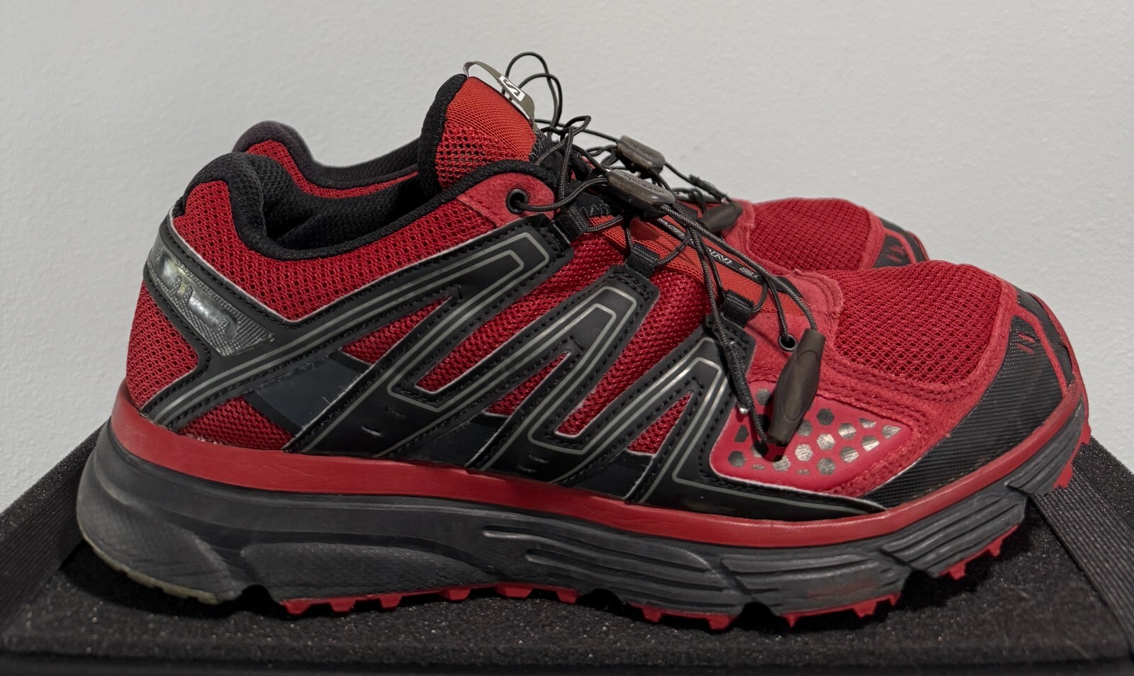 Scarpe Salomon X Mission 3 Trail Running Uomo Taglia 11 Rosso Nero Escursionismo Outdoor