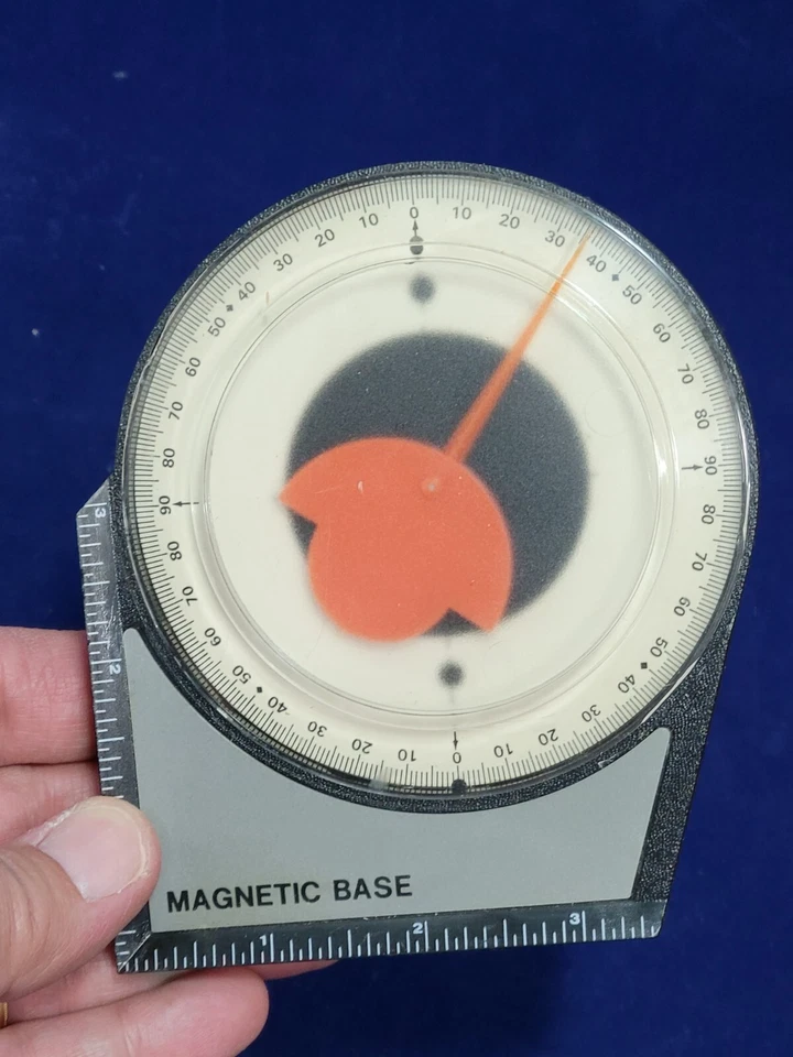 Vintage GearWrench Dial Gauge Angle Finder With Magnetic Base  - Image 2 of 4
