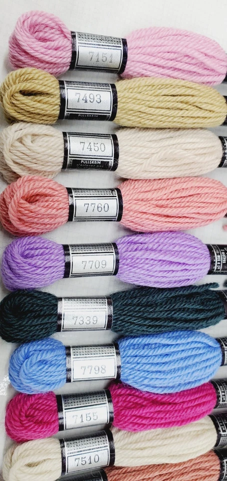 33 Skeins DMC Laine Wool Persian Yarn Floss Crewel Needlepoint 33 Colors D - Image 4 of 4