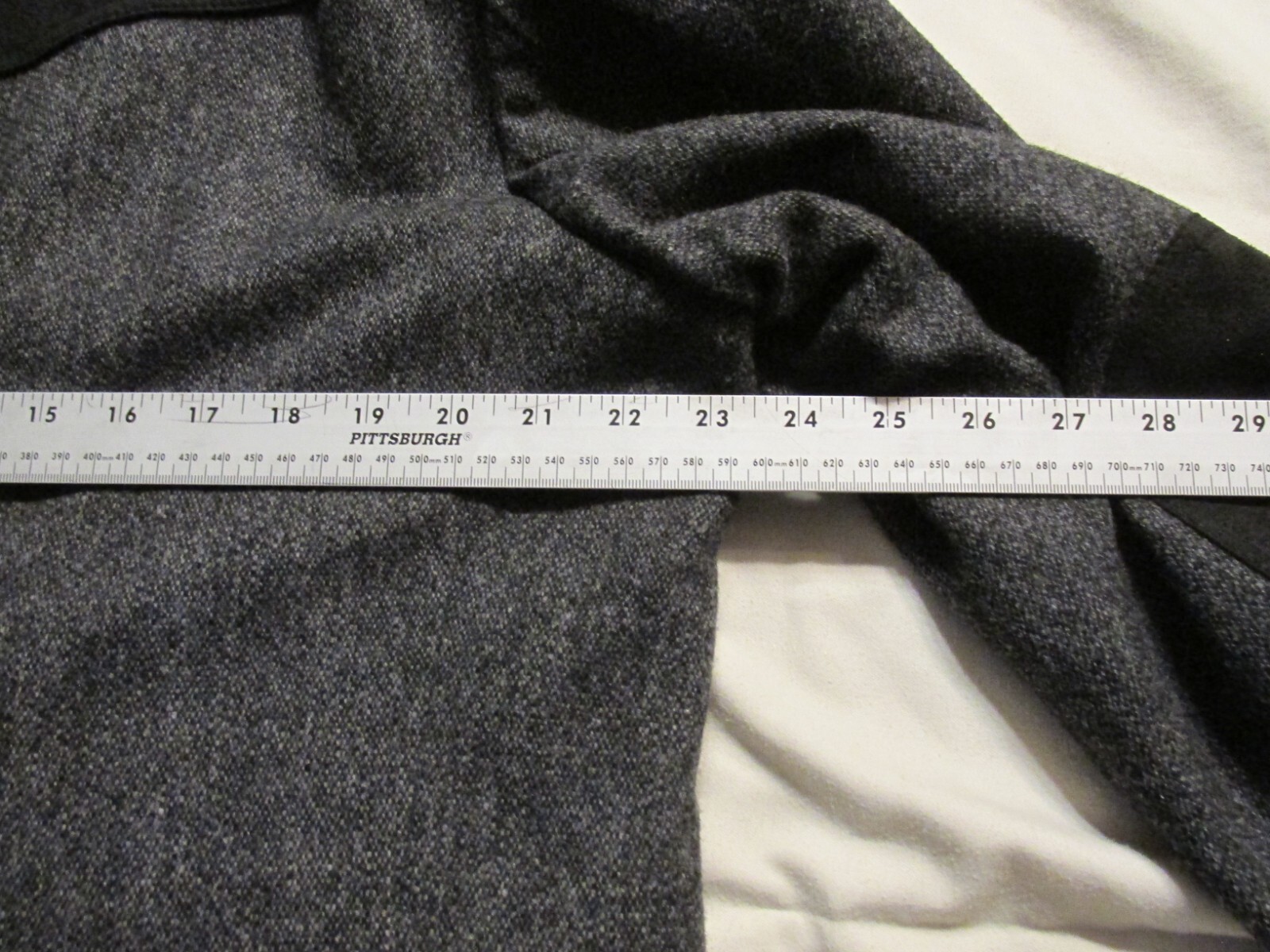 Pendleton Blazer Jacket Large Long Men Gray Tweed… - image 3