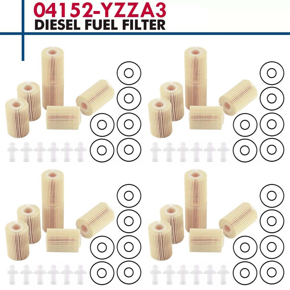 24x Oil Filter Kit Compatible with Lexus GS460 IS250 IS350 LS460 LS600H OEM 04152-YZZA3