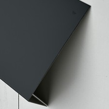 Anthracite Metal Wall Flashing Trim EPDM Roofing 0.7mm Plastisol RAL7016