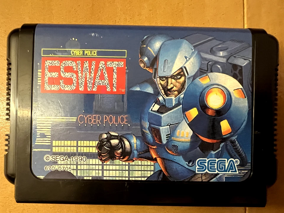 ESWAT Cyber Police Mega Drive Japan (box/manual) - Image 3 of 4