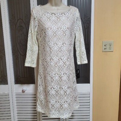 RN Studio Ronnie Nicole Ladies Beautiful "NEW" Lace Dress - Size 4 | eBay