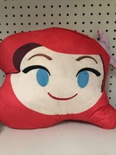 Disney Princess Emoji Ariel Plush Pillow Doll Toy