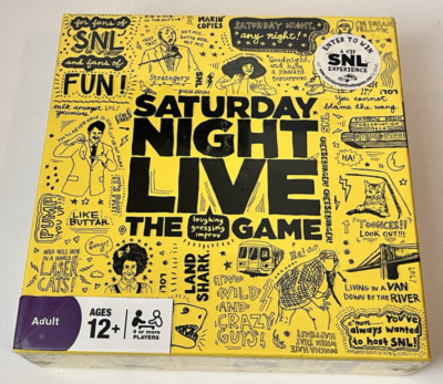 Saturday Night Live The Game New Sealed 2010 Age 12+ Board, Timers, Cue Cards