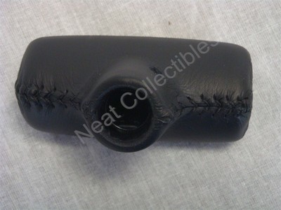 NOS OEM Ford Mustang Black Leather Shift T-handle Knob Automatic 
