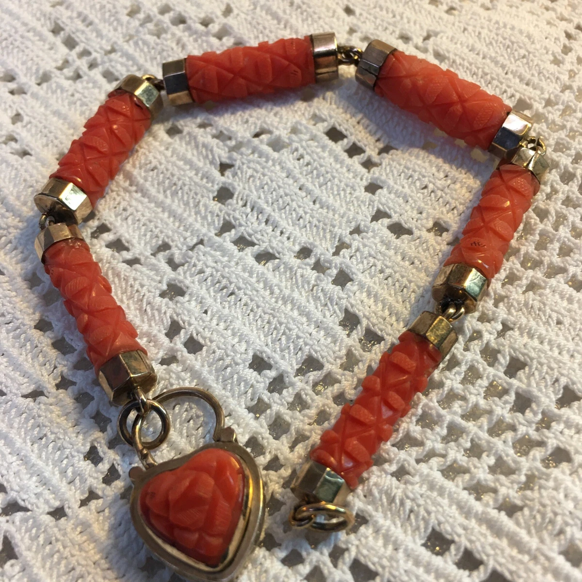 Coral bracelet deals uk