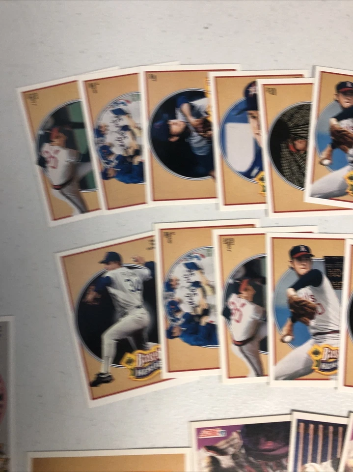 ¿Lote de 81 cartas de Nolan Ryan/Ted Williams/Reggie Jackson 1991 Upper Deck Heroes??Leer Foto 3 de 4