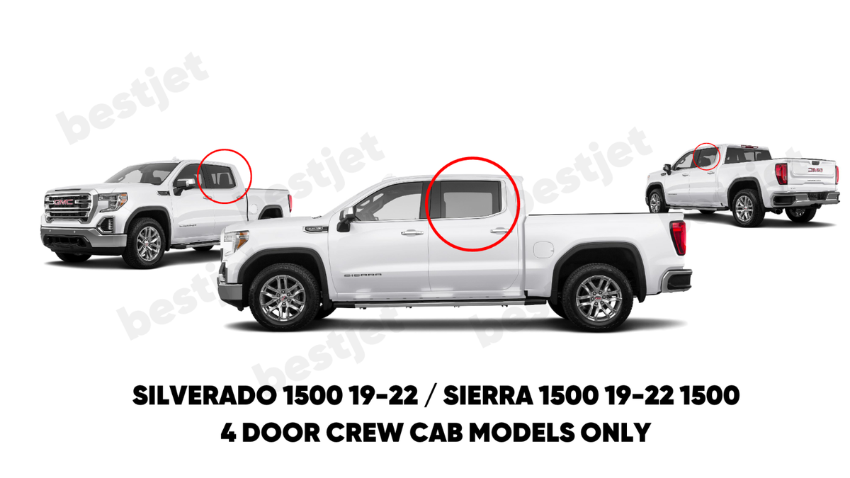 Chevy Silverado 1500 Crew Cab GMC Sierra 1500 19-23 Driver Left