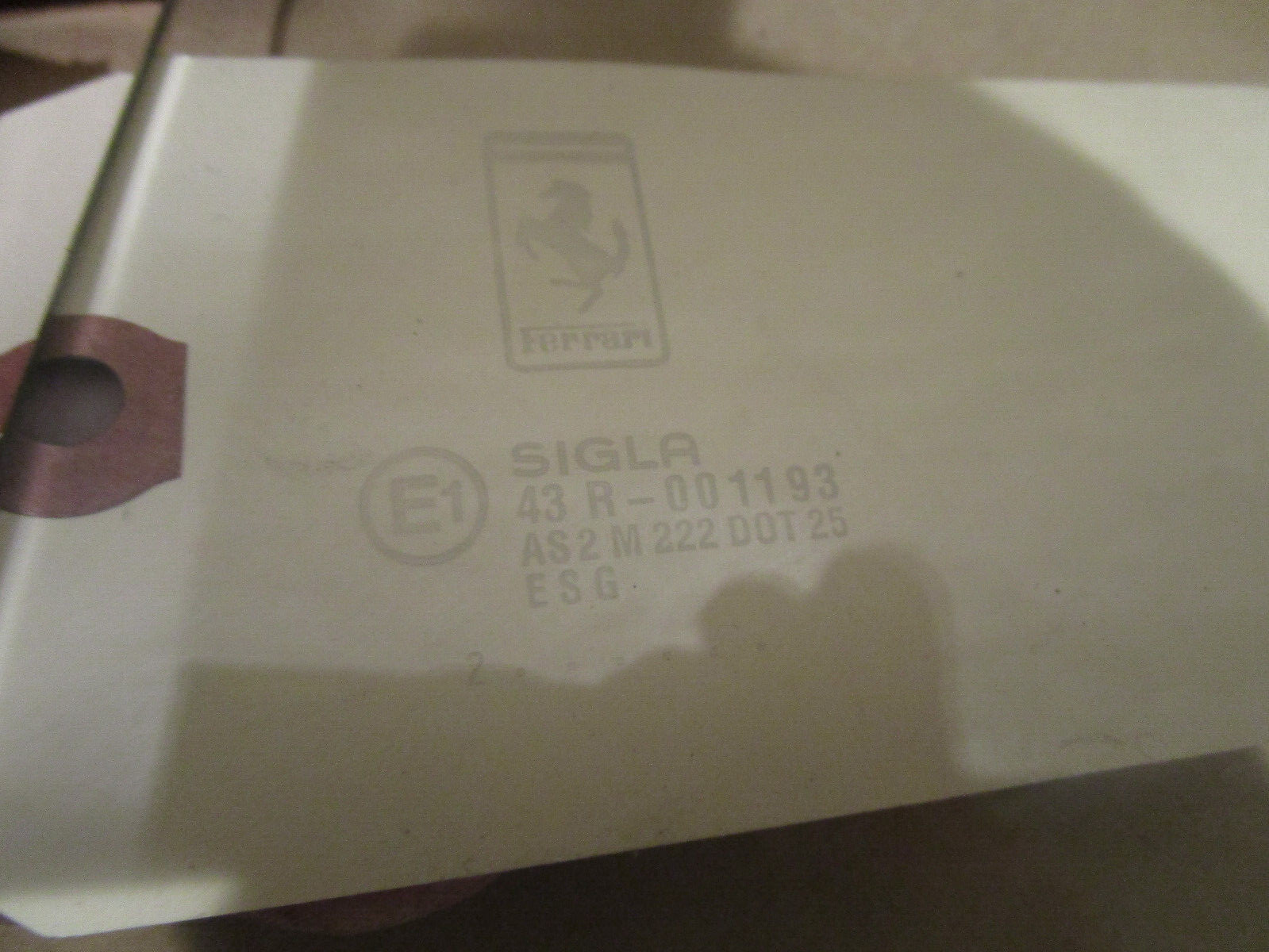 Ferrari 348, 355- RH Door Glass Valid For Spider  - P/N 64250900