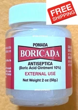 Antiseptic Cream BORICADA OINTMENT Antiseptico Pomada Boricada