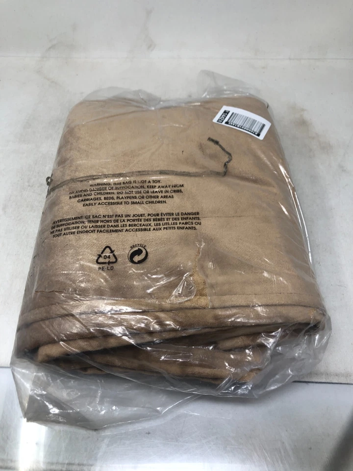 Funda Sofá 52 x 95 100% Poliéster Reversible Impermeable. Crema y caqui. Foto 4 de 4