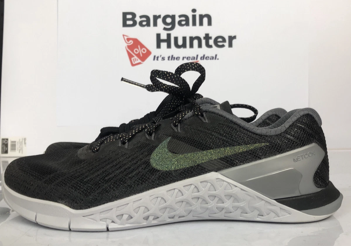 F28 Nike Black Metcon Cross Trainers Shoes US 7 UK 4.5 New Without