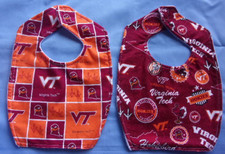 .NEW Handmade BABY CHILD BIB VIRGINIA TECH Gamecocks SHIPPING DISCOUNTS 