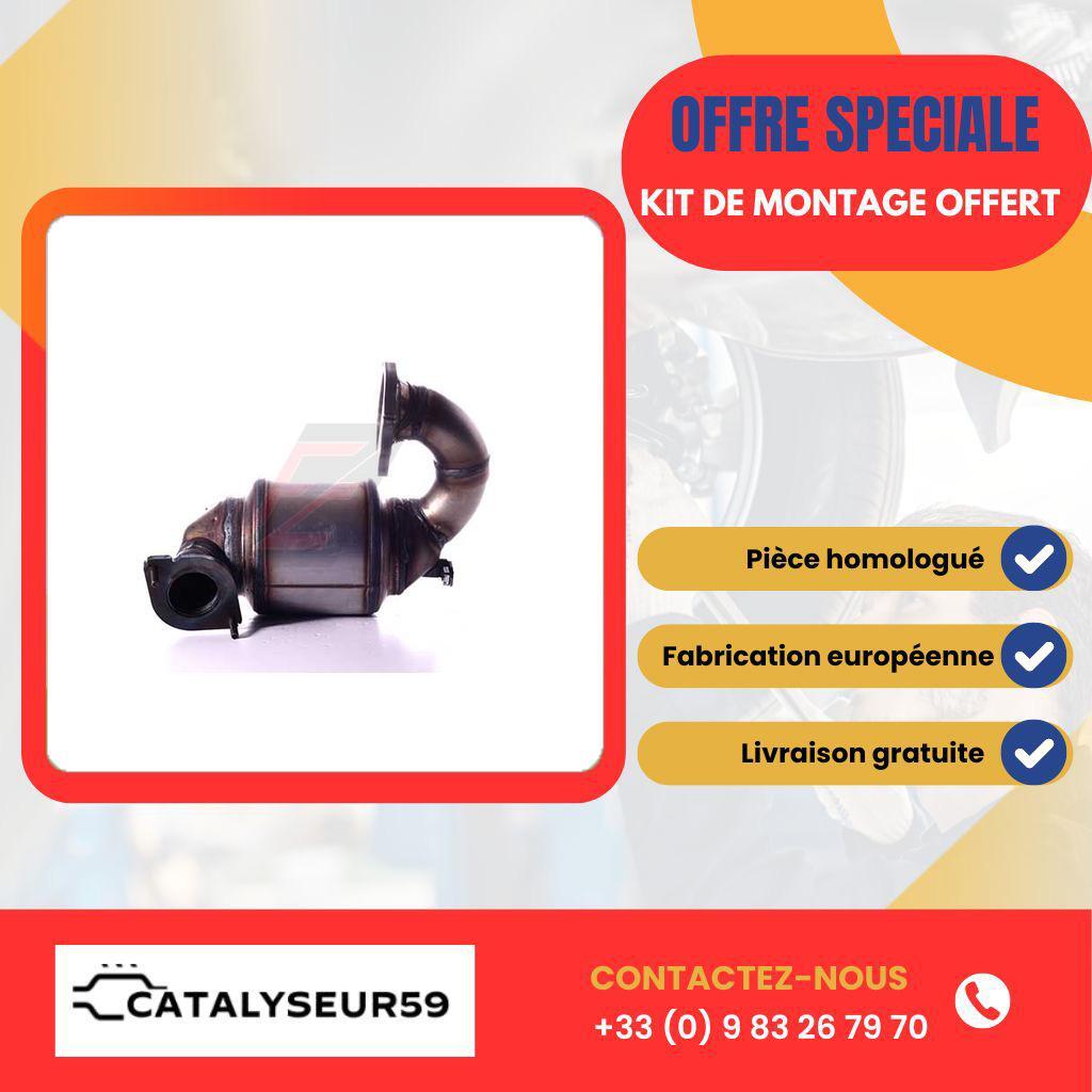 Catalyseur Renault Master 2.5 dCi en acier inoxydable robuste 88 Kw