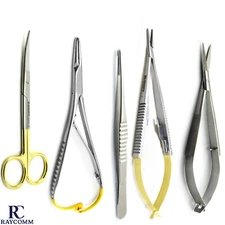 Castroviejo Needle Holder TC Micro-Surgery Locking Forceps Suture Surgical Tools
