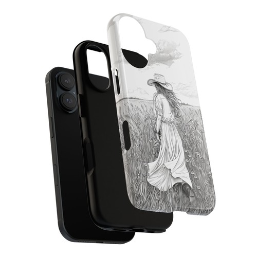 Cowgirl Drawing Field Phone Case for iPhone, Samsung Galaxy, Pixel - 第 31/240 張圖片