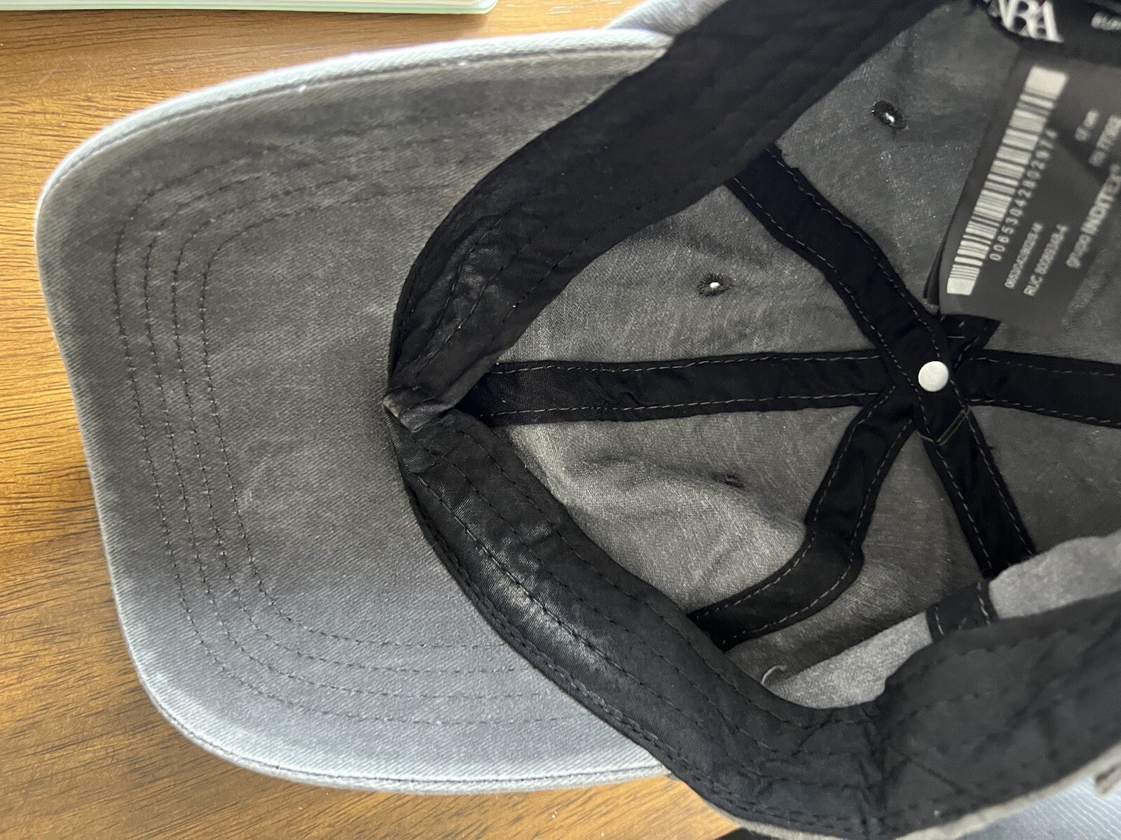 WASHED EFFECT TWILL CAP - image 5