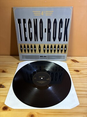 Tecno-Rockers   Tecno-Rock 1989 Belgium 12'' Vinyl Record VG+VG+