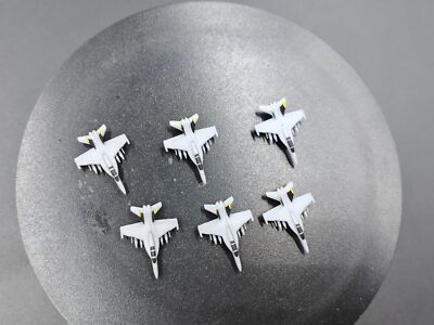 1/700 US Ea-18G Growler Carrier-Based Electronic Warfare Airplane Model 6/pcs