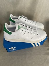 ADIDAS ORIGINALS STAN SMITH SHOES WHITE GREEN YOUTH SIZE 5