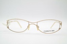 Vintage Cerruti 1881 C 1254 Gold Silver Oval Glasses Frame NOS