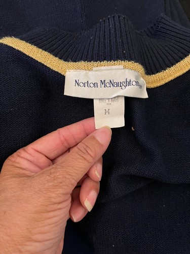 Norton McNaughton Elegant Black and Gold Women's Sweater and Pants Set - Picture 6 of 6
