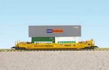 USA TRAINS INTERMODAL FLAT CAR with CONTAINERS - R17114 - Union Pacific #1