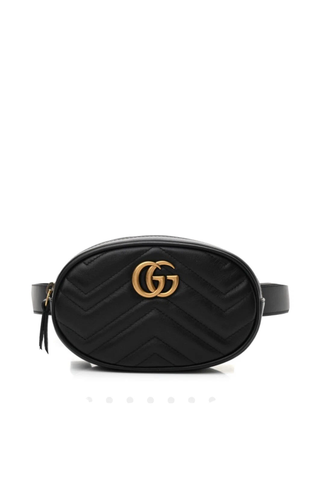 Sac ceinture Gucci Matelasse GG Marmont taille 85