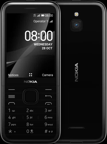 Original Nokia 8000 4G 2020 Dual Sim Unlocked Cell Phone 4GB ROM KaiOS GPS WIFI - Afbeelding 3 van 11