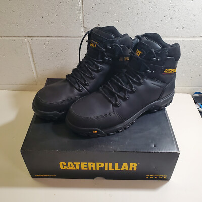 Caterpillar Resorption Composite Toe Work Boots Black Men\'s 12 Wide P90976 Caterpillar Men main image 4